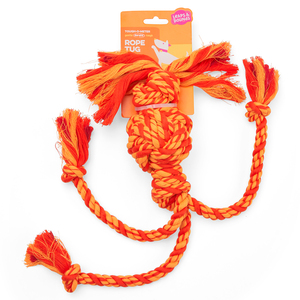 Leaps & Bounds Cuerda Trenzada de 3 Vías con Nudo para Perro, X-Grande Leaps & Bounds Cuerda Trenzada de 3 Vías con Nudo para Perro, X-Grande