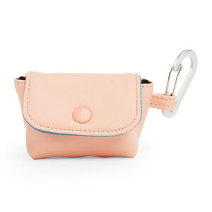 Youly Dispensador de Bolsas para Desechos de Piel Sintética para Perro, Rosa Youly Dispensador de Bolsas para Desechos de Piel Sintética para Perro, Rosa