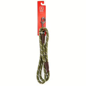 Reddy Correa Corta de Cuerda Color Verde para Perro, 1.2 m Reddy Correa Corta de Cuerda Color Verde para Perro, 1.2 m