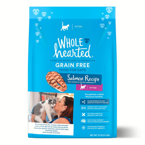 WholeHearted Libre de Granos Alimento Natural para Gatito Receta Salmón, 5.4 kg WholeHearted Libre de Granos Alimento Natural para Gatito Receta Salmón, 5.4 kg