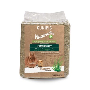 Cunipic Naturaliss Heno Premium Fibra para Pequeños Mamíferos, 5 kg