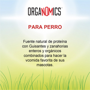 OrgaNOMics Alimento Húmedo con Ingredientes Orgánicos para Perro Adulto Receta Pollo, 354 g