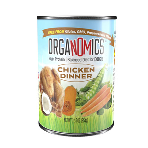 OrgaNOMics Alimento Húmedo con Ingredientes Orgánicos para Perro Adulto Receta Pollo, 354 g OrgaNOMics Alimento Húmedo con Ingredientes Orgánicos para Perro Adulto Receta Pollo, 354 g