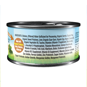 OrgaNOMics Alimento Húmedo con Ingredientes Orgánicos para Gato Adulto Receta Pollo, 156 g