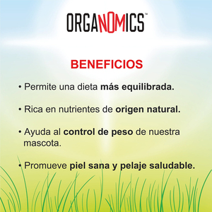 OrgaNOMics Alimento Húmedo con Ingredientes Orgánicos para Gato Adulto Receta Pollo, 156 g