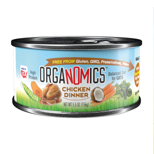 OrgaNOMics Alimento Húmedo con Ingredientes Orgánicos para Gato Adulto Receta Pollo, 156 g OrgaNOMics Alimento Húmedo con Ingredientes Orgánicos para Gato Adulto Receta Pollo, 156 g
