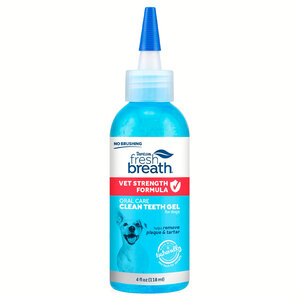 Tropiclean Formula Veterinaria Gel de Limpieza Dental para Perro, 118 ml