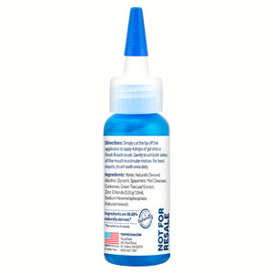Tropiclean Formula Veterinaria Kit de Cuidado Dental para Perro Raza Grande, 3 Piezas