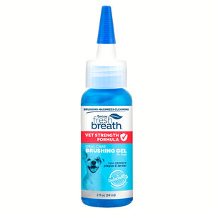Tropiclean Total Care Formula Veterinaria Kit de Cuidado Dental Completo para Perro, 4 Piezas