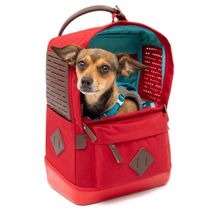 Kurgo Backpack Nomad Color Rojo para Perro, Unitalla