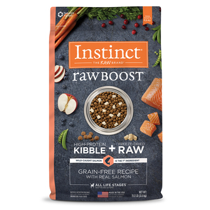 Instinct Raw Boost Alimento Seco Natural para Perro Todas las Etapas de Vida Receta Salmón, 8.6 kg Instinct Raw Boost Alimento Seco Natural para Perro Todas las Etapas de Vida Receta Salmón, 8.6 kg
