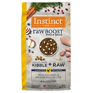Instinct Raw Boost Alimento Seco Natural con Cereales Integrales para Perro Todas las Etapas de Vida Receta Pollo y Arroz Integral, 2 kg Instinct Raw Boost Alimento Seco Natural con Cereales Integrales para Perro Todas las Etapas de Vida Receta Pollo y Arroz Integral, 2 kg