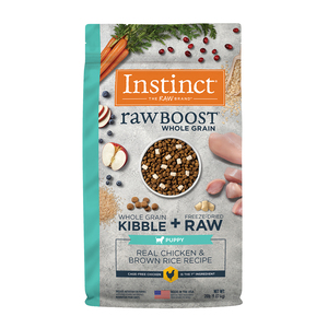 Instinct Raw Boost Alimento Seco Natural con Cereales Integrales para Cachorro Receta Pollo y Arroz Integral, 2 kg Instinct Raw Boost Alimento Seco Natural con Cereales Integrales para Cachorro Receta Pollo y Arroz Integral, 2 kg