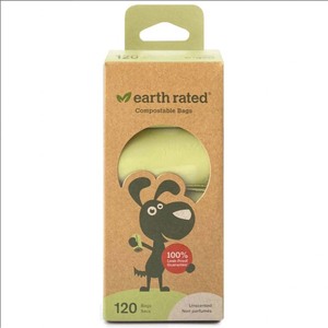 Earth Rated Bolsas Compostables para Desechos de Perro, Verde Earth Rated Bolsas Compostables para Desechos de Perro, Verde