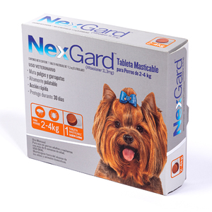 NexGard Antipulgas Masticable Desparasitante Externo para Perro, Chico