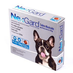 NexGard Antipulgas Masticable Desparasitante Externo para Perro, Mediano