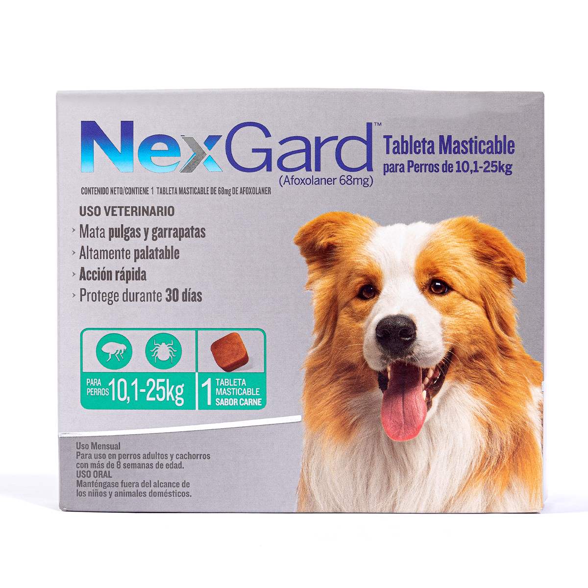 NexGard Antipulgas Desparasitante Externo para Perro, Grande