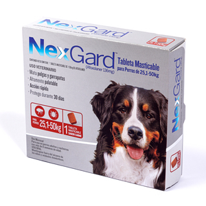 NexGard Antipulgas Masticable Desparasitante Externo para Perro, X-Grande