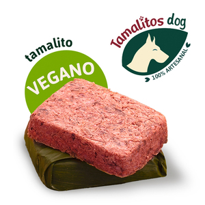 Tamalitos Dog Alimento Natural Congelado a Base de Vegetales para Perro Adulto, 800 g