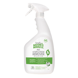 Nature's Miracle RTU Limpiador Bio-Enzimático Removedor de Manchas y Olores para Animales de Compañía, 946 ml Nature's Miracle RTU Limpiador Bio-Enzimático Removedor de Manchas y Olores para Animales de Compañía, 946 ml