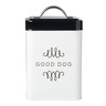 Amici Pet Contenedor de Metal Color Blanco Diseño Good Dog para Premios para Perro, 1 kg Amici Pet Contenedor de Metal Color Blanco Diseño Good Dog para Premios para Perro, 1 kg