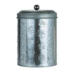 Amici Pet Contenedor de Metal Diseño Huellitas para Premios para Perro, 1.8 kg Amici Pet Contenedor de Metal Diseño Huellitas para Premios para Perro, 1.8 kg