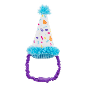 Bark Party Animal Juguete Suave Diseño Gorro de Fiesta para Perro, Multicolor Bark Party Animal Juguete Suave Diseño Gorro de Fiesta para Perro, Multicolor