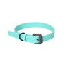 Petspaces Collar de Pvc Color Aqua para Perro, X-Chico Petspaces Collar de Pvc Color Aqua para Perro, X-Chico