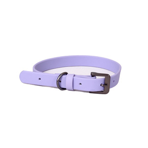Petspaces Collar de Pvc Color Lila para Perro, Mediano Petspaces Collar de Pvc Color Lila para Perro, Mediano