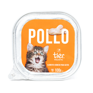 Tiër Alimento Húmedo en Paté Receta Pollo para Gato Adulto, 100 g