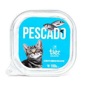 Tiër Alimento Húmedo en Paté Receta Pescado para Gato Adulto, 100 g Tiër Alimento Húmedo en Paté Receta Pescado para Gato Adulto, 100 g