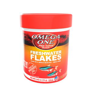 Omega One Freshwater Flakes Alimento para Peces de Agua Dulce, 12 g Omega One Freshwater Flakes Alimento para Peces de Agua Dulce, 12 g