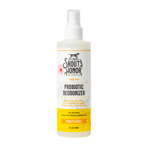Skout's Honor Desodorizante Madreselva con Probióticos Tópicos para Perro y Gato, 473 ml Skout's Honor Desodorizante Madreselva con Probióticos Tópicos para Perro y Gato, 473 ml