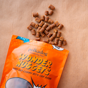 Polkadog Wonder Nuggets Premios Suaves Receta Mantequilla de Maní para Perro, 340 g