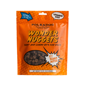 Polkadog Wonder Nuggets Premios Suaves Receta Mantequilla de Maní para Perro, 340 g
