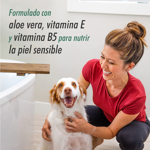 Furminator Hemp Shampoo y Acondicionador Hipoalergénico con Aroma Té Verde para Perro, 473 ml