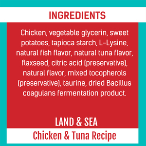 Get Naked Biteables Premios Funcionales para Salud Inmune Receta Atún y Pollo para Gato, 85 g