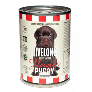 Livelong Healthy & Strong Alimento Natural Húmedo Receta Pollo, Res & Sardina para Cachorro, 354 g Livelong Healthy & Strong Alimento Natural Húmedo Receta Pollo, Res & Sardina para Cachorro, 354 g