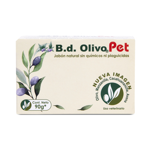 B.d. Olivo Pet Jabón Natural de Avena y Lavanda para Perro, 90 g