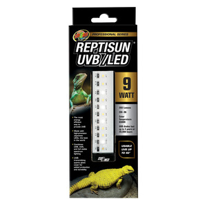 Zoo Med Reptisun Lampara UVB/LED para Reptiles, 9 W