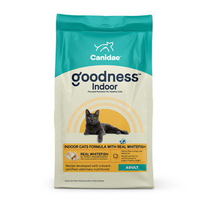 Canidae Goodness for Indoor Alimento Seco para Gato Adulto de Interior Receta Pescado Blanco, 4.5 kg Canidae Goodness for Indoor Alimento Seco para Gato Adulto de Interior Receta Pescado Blanco, 4.5 kg