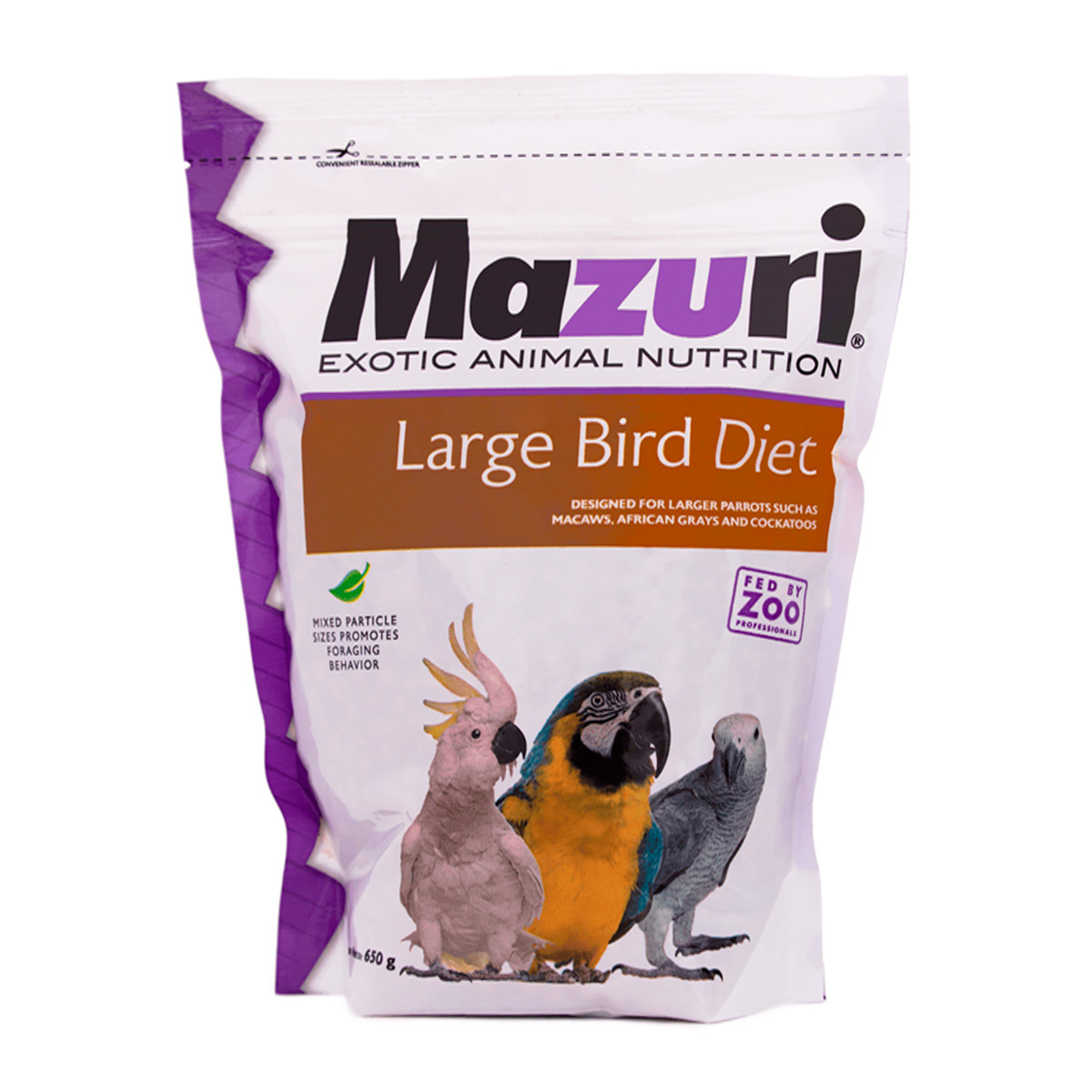Mazuri Alimento de Mantenimiento para Aves Grandes, 650 g