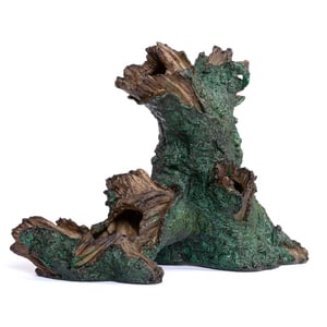 Imagitarium Tronco Decorativo para Acuario con Base Grande, 1 Pieza