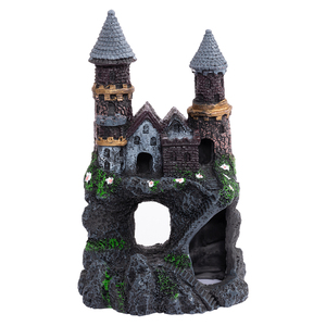 Penn Plax Castillo Encantado, 10 cm Largo x 6 cm Ancho x 15 cm Alto Penn Plax Castillo Encantado, 10 cm Largo x 6 cm Ancho x 15 cm Alto