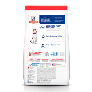 Hill's Science Diet Adult 7+ Alimento Seco para Gato Senior Receta Pollo, 1.8 kg
