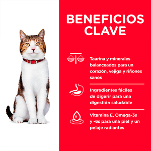 Hill's Science Diet Adult 7+ Alimento Seco para Gato Senior Receta Pollo, 1.8 kg