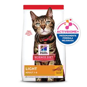 Hill's Science Diet Adult Light Alimento Seco para Gato Adulto Receta Pollo, 3.2  kg Hill's Science Diet Adult Light Alimento Seco para Gato Adulto Receta Pollo, 3.2  kg