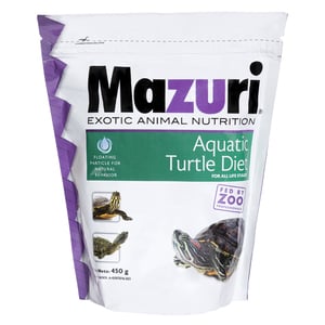 Mazuri Aquatic Diet Alimento Flotante para Tortugas Acuáticas, 450 g Mazuri Aquatic Diet Alimento Flotante para Tortugas Acuáticas, 450 g
