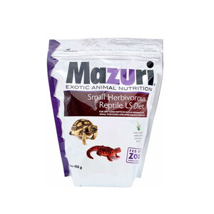 Mazuri Small Herbivorous Reptile LS Diet Alimento para Reptiles Herbívoros Pequeños, 450 g