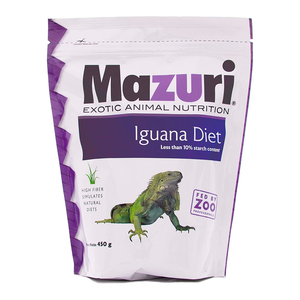 Mazuri Iguana Diet Alimento para Iguana, 450 g